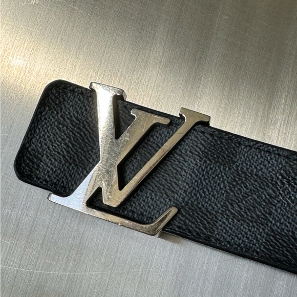 Louis Vuitton Damier Azur Initiales Belt size 95 - Picture 1 of 4